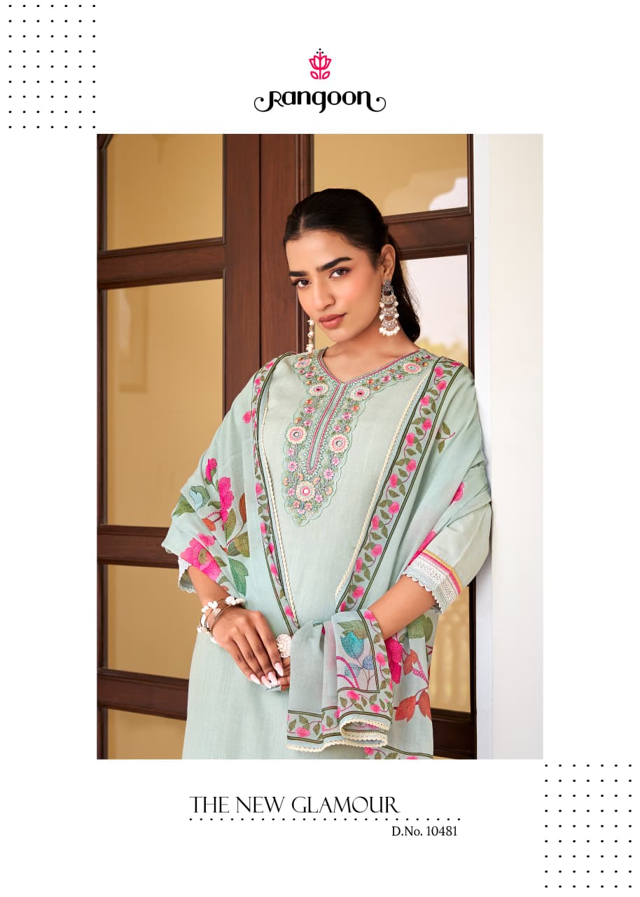 Suman Rangoon Viscose Readymade Plazzo Style Suits Exporter India