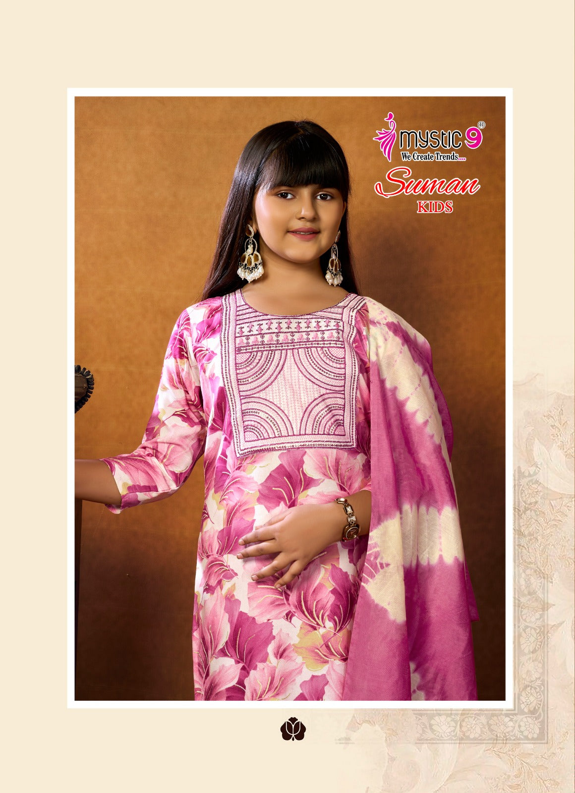 Suman Vol 1 Mystic 9 Rayon Girls Readymade Pant Suits Exporter Ahmedabad