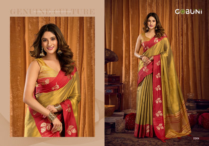 Sumathi Gobuni Tissue Sarees Wholesaler