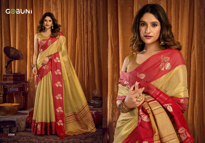 Sumathi Gobuni Tissue Sarees Wholesaler
