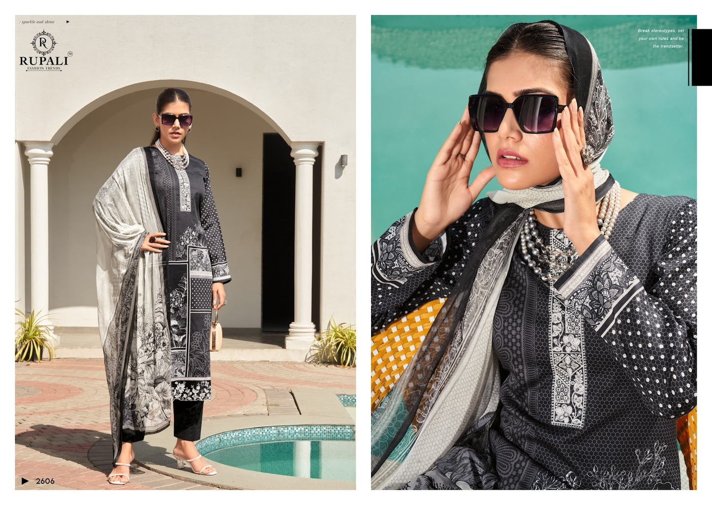 Sumeer Breeze Rupali Jaam Satin Pant Style Suits Wholesale Price