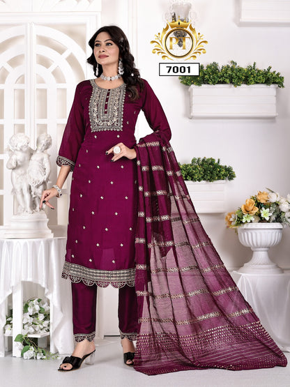 Sumer Special Vol 1 Pt Vichitra Silk Readymade Pant Style Suits Manufacturer India