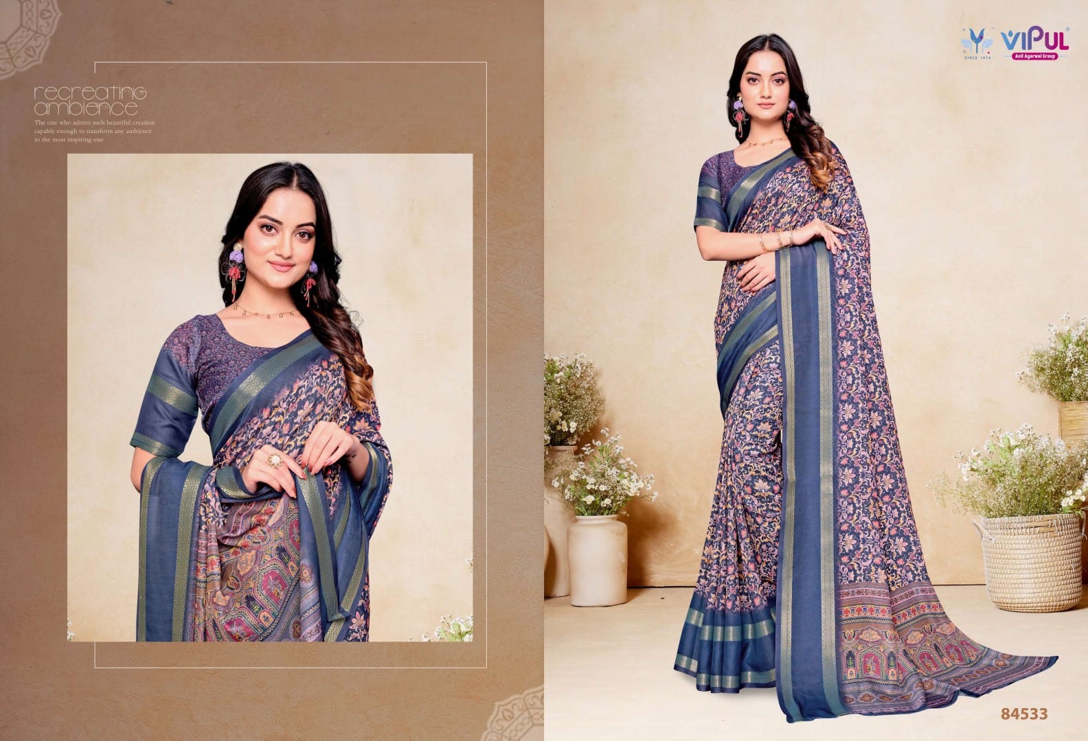 Sumitra Vipul Silk Sarees Wholesaler India