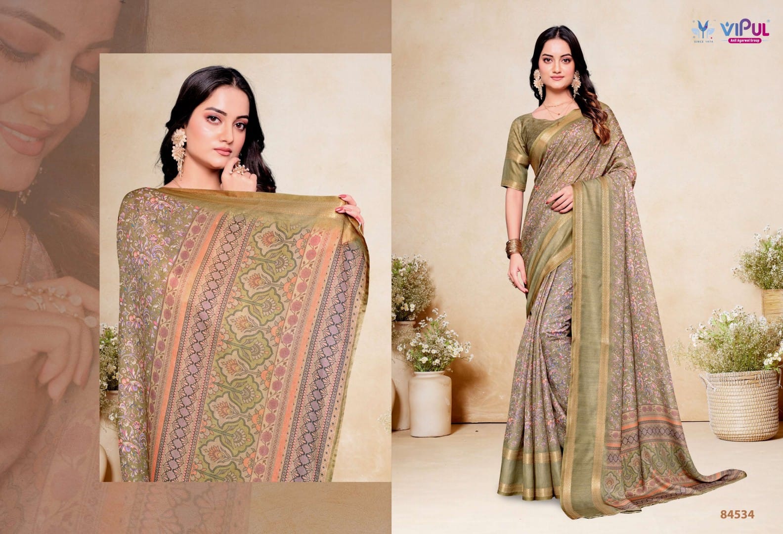 Sumitra Vipul Silk Sarees Wholesaler India