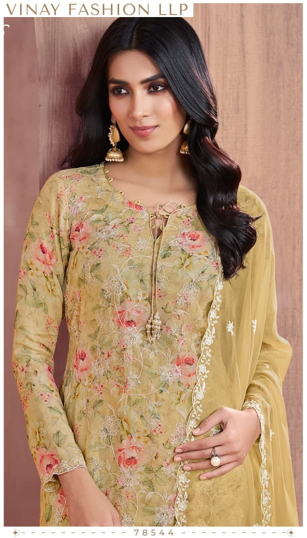 Summedha Kuleesh Vinay Fashion Llp Georgette Pant Style Suits Wholesale Price