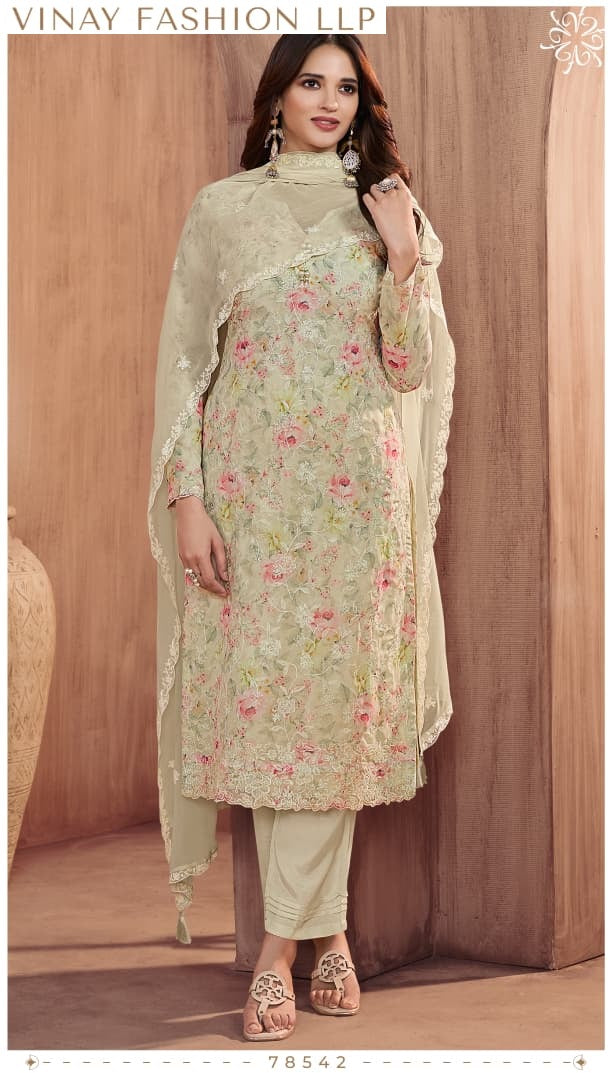 Summedha Kuleesh Vinay Fashion Llp Georgette Pant Style Suits Wholesale Price