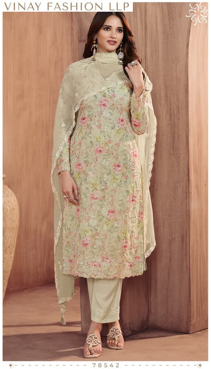 Summedha Kuleesh Vinay Fashion Llp Georgette Pant Style Suits Wholesale Price