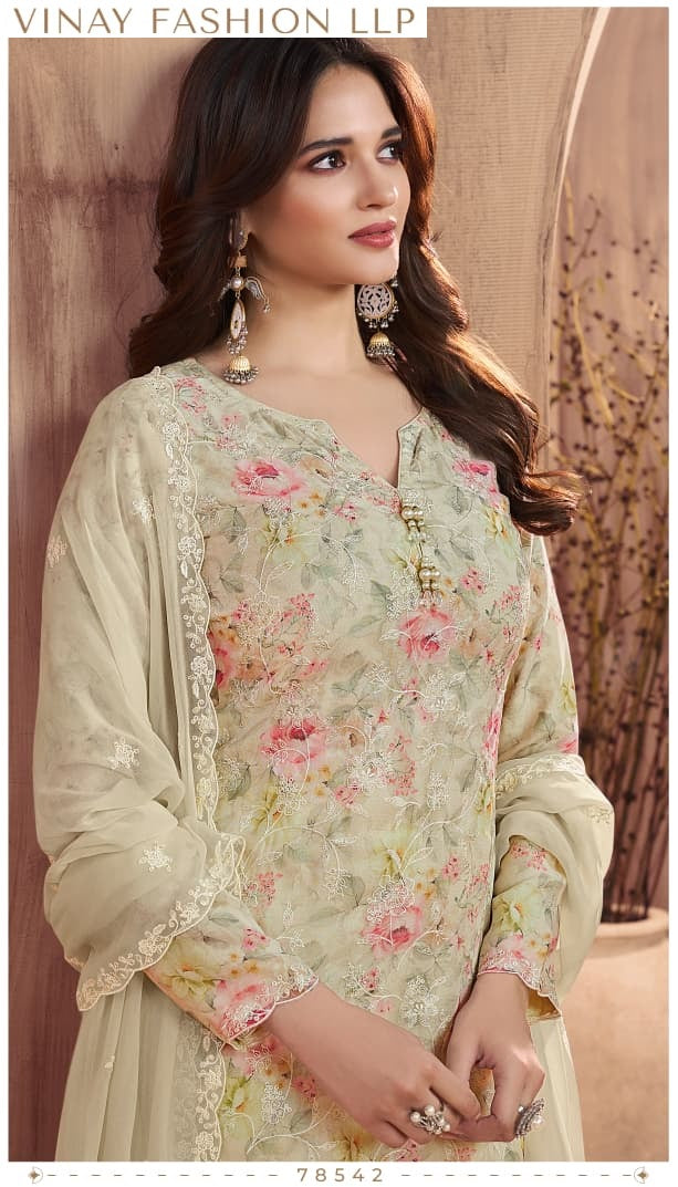 Summedha Kuleesh Vinay Fashion Llp Georgette Pant Style Suits Wholesale Price