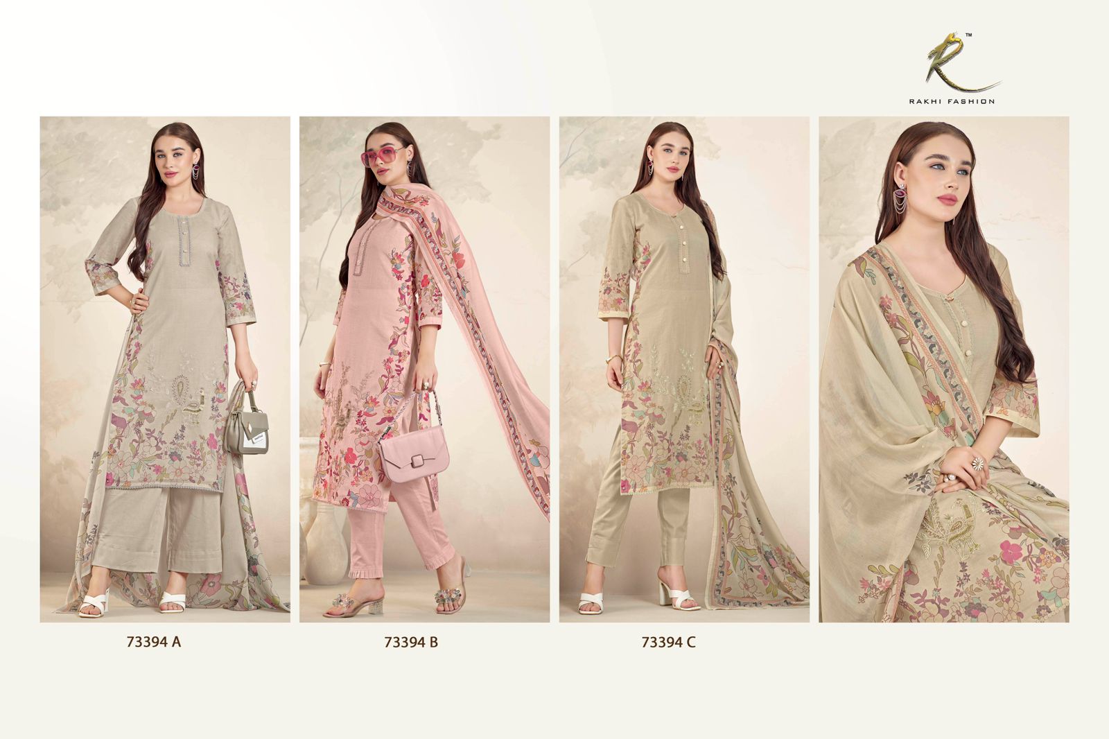 Summer Affair 73394 Rakhi Fashion Chanderi Pant Style Suits Manufacturer Ahmedabad
