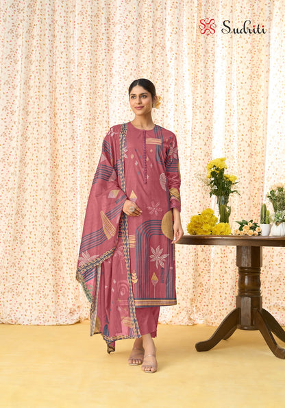 Summer Bazaar Sudriti Sahiba Cotton Lawn Pant Style Suits Supplier Gujarat