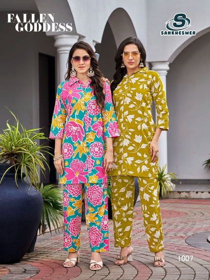 Summer Beauty Vol 1 Sankheswer Cotton Co Ord Set Wholesale