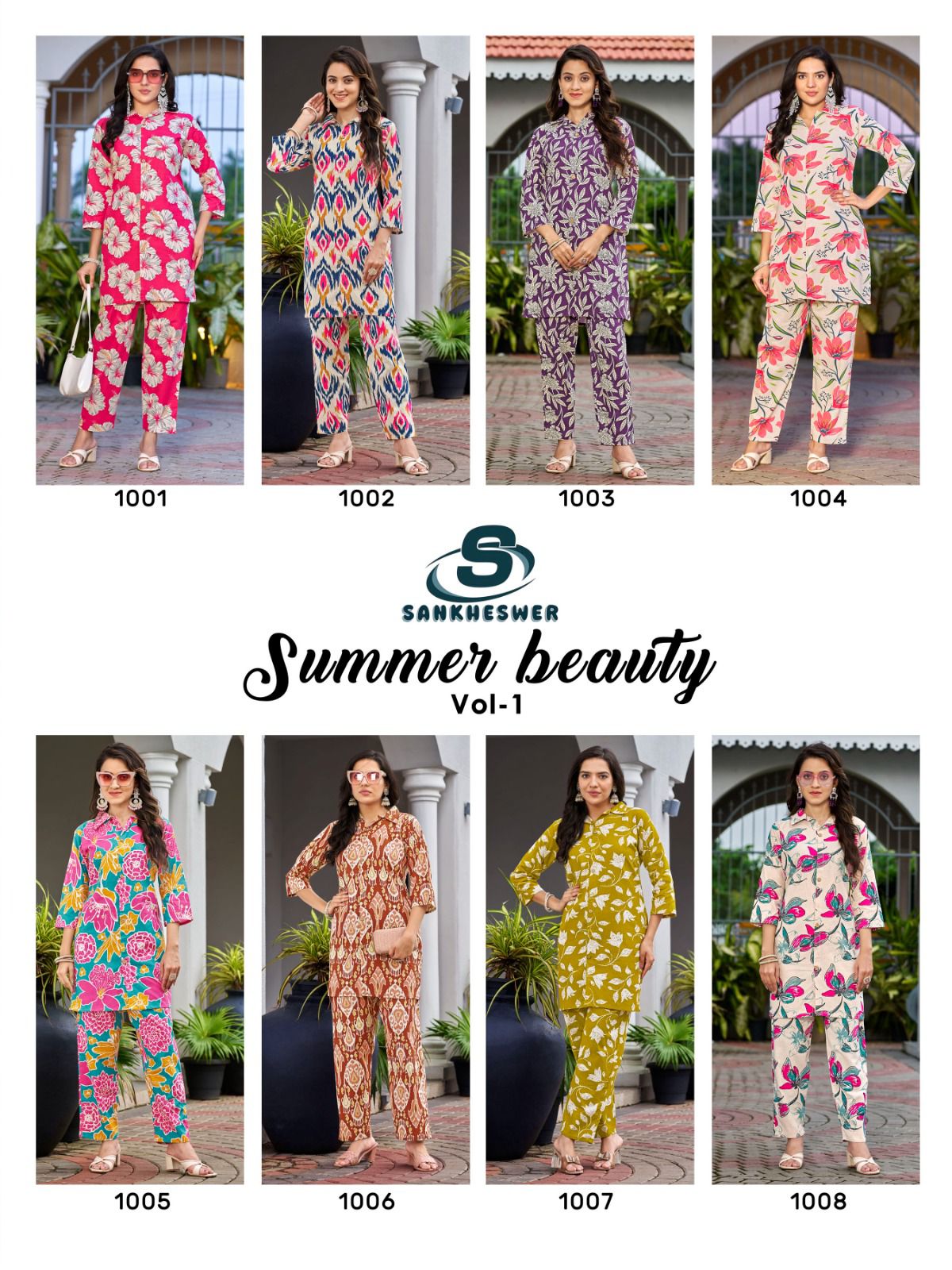 Summer Beauty Vol 1 Sankheswer Cotton Co Ord Set Wholesale