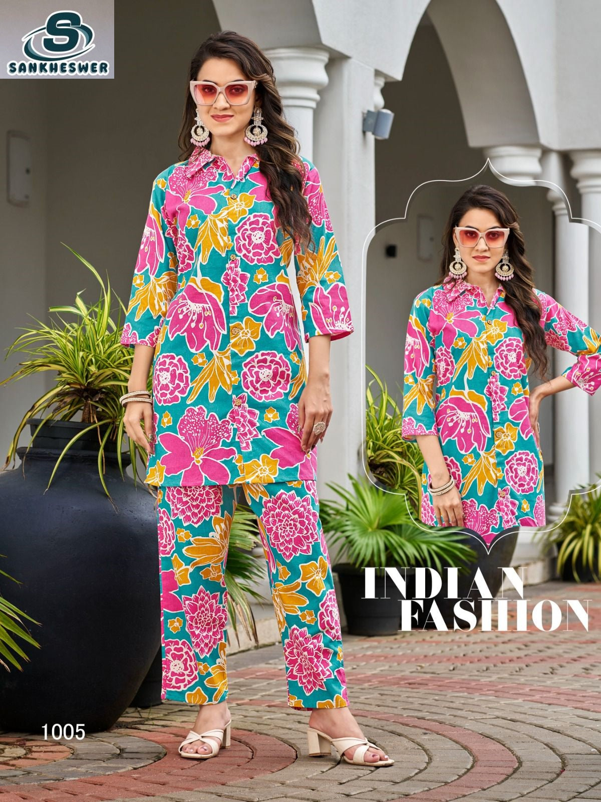 Summer Beauty Vol 1 Sankheswer Cotton Co Ord Set Wholesale