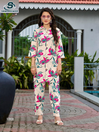 Summer Beauty Vol 1 Sankheswer Cotton Co Ord Set Wholesale