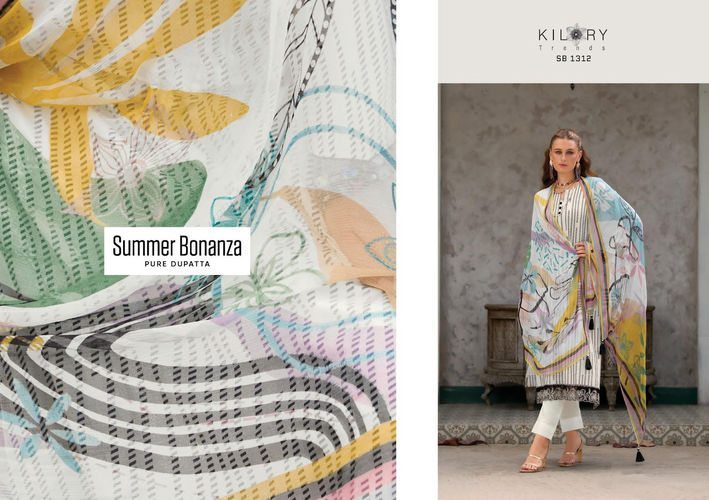 Summer Bonanza Kilory Lawn Cotton Pant Style Suits Wholesale Rate
