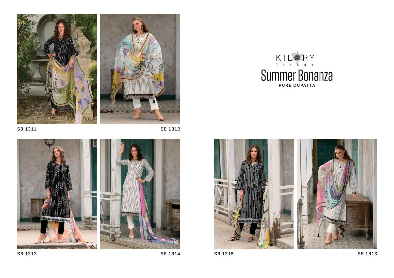 Summer Bonanza Kilory Lawn Cotton Pant Style Suits Wholesale Rate