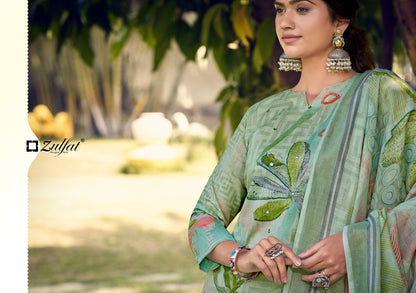 Summer Breeze Vol 2. Zulfat Designer Cotton Karachi Salwar Suits Exporter Ahmedabad