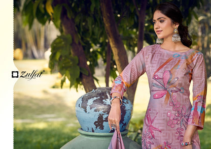 Summer Breeze Vol 2. Zulfat Designer Cotton Karachi Salwar Suits Exporter Ahmedabad