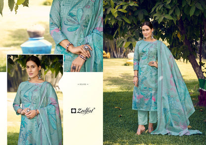 Summer Breeze Vol 2. Zulfat Designer Cotton Karachi Salwar Suits Exporter Ahmedabad