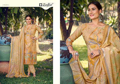 Summer Breeze Vol 2. Zulfat Designer Cotton Karachi Salwar Suits Exporter Ahmedabad