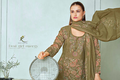 Summer Carnival 73426 Rakhi Fashion Linen Pant Style Suits Exporter