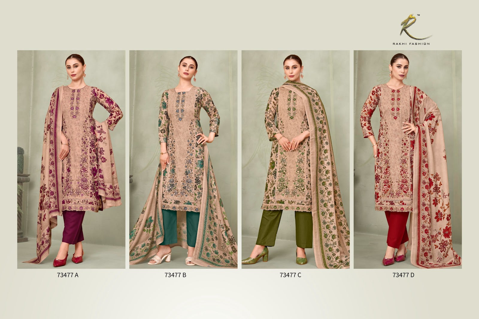 Summer Carnival 73477 Rakhi Fashion Linen Pant Style Suits Wholesale Price