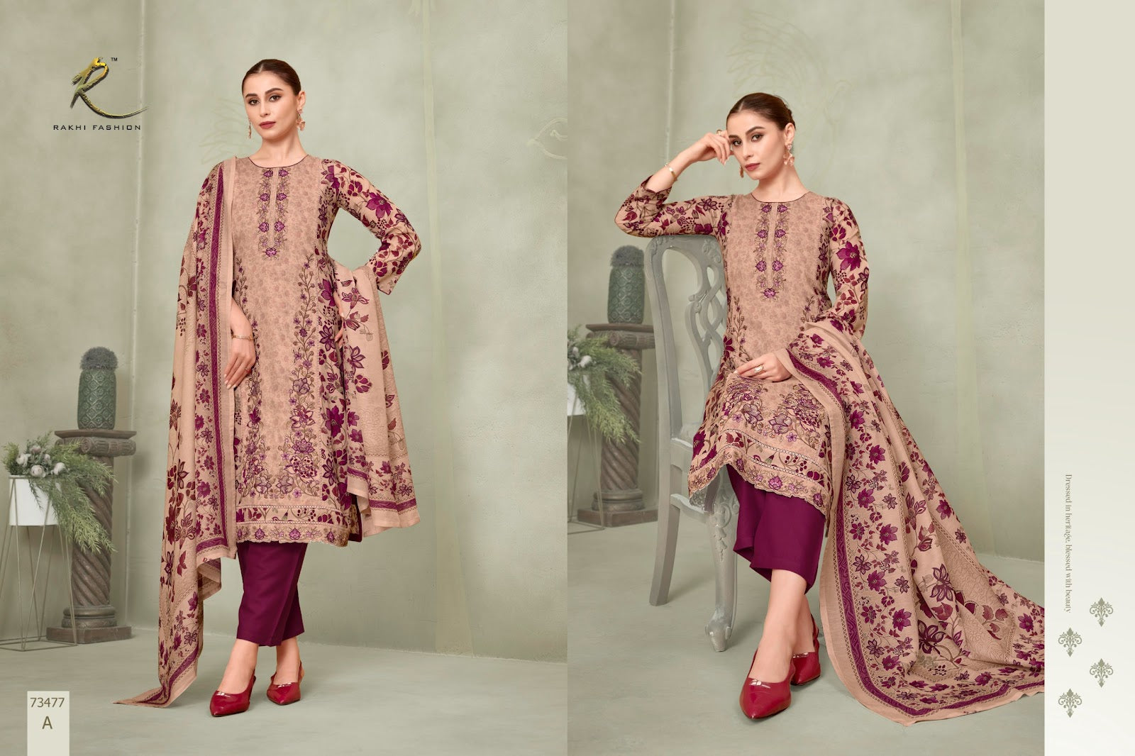 Summer Carnival 73477 Rakhi Fashion Linen Pant Style Suits Wholesale Price