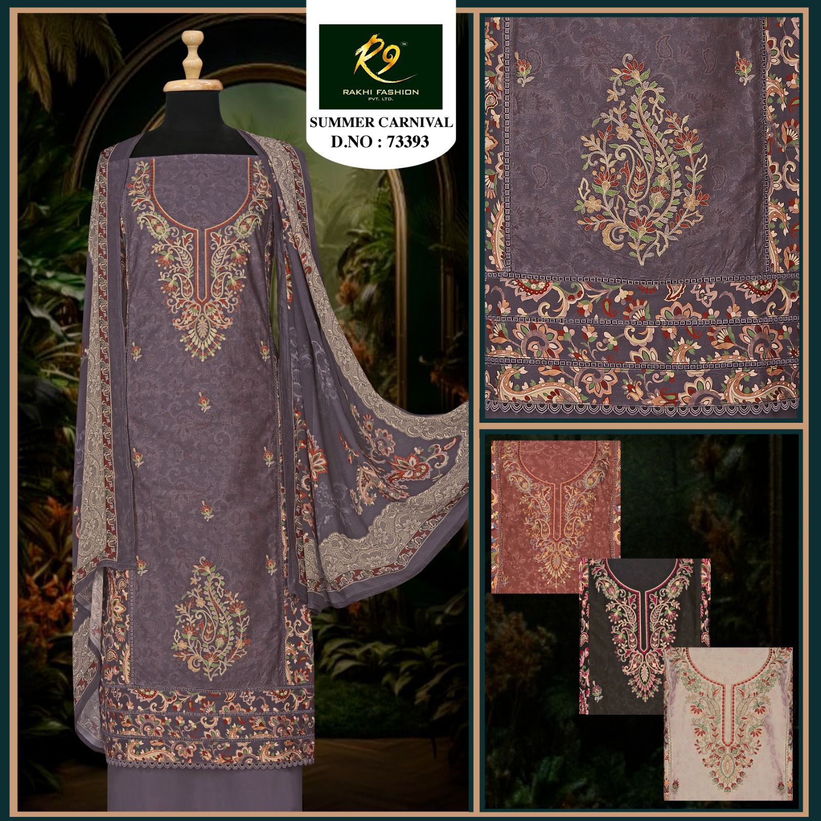 Summer Carnival Rakhi Fashion Soft Cotton Salwar Suits Supplier