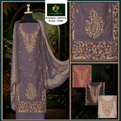 Summer Carnival Rakhi Fashion Soft Cotton Salwar Suits Supplier