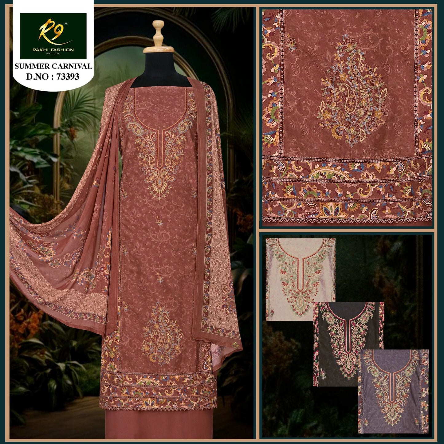 Summer Carnival Rakhi Fashion Soft Cotton Salwar Suits Supplier