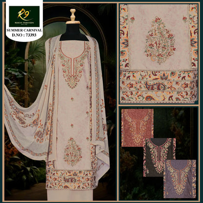 Summer Carnival Rakhi Fashion Soft Cotton Salwar Suits Supplier