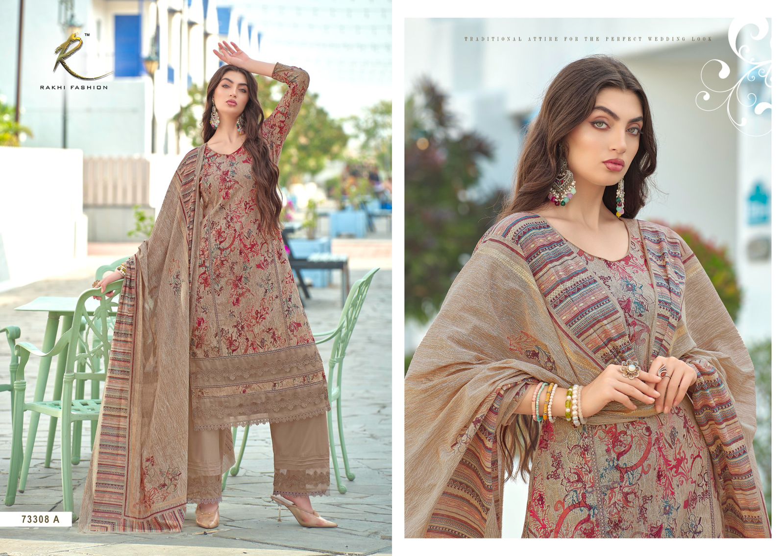 Summer Cocktail Rakhi Fashion Cotton Pant Style Suits Supplier