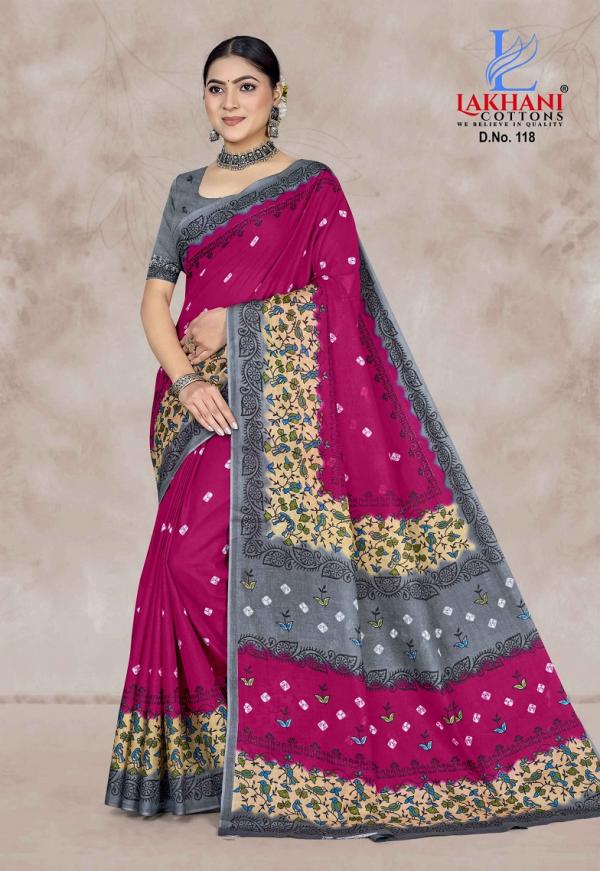 Summer Collection Vol 4 Lakhani Cotton Sarees Wholesale Price