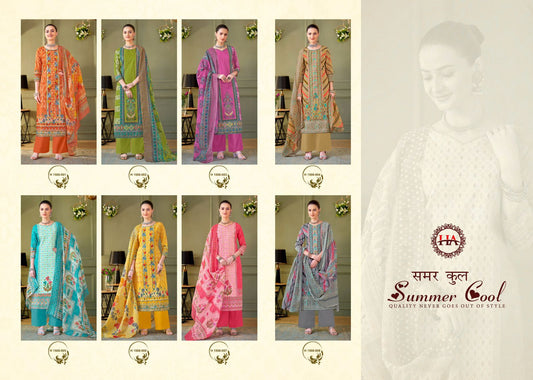 Summer Cool Alok Cambric Cotton Karachi Salwar Suits