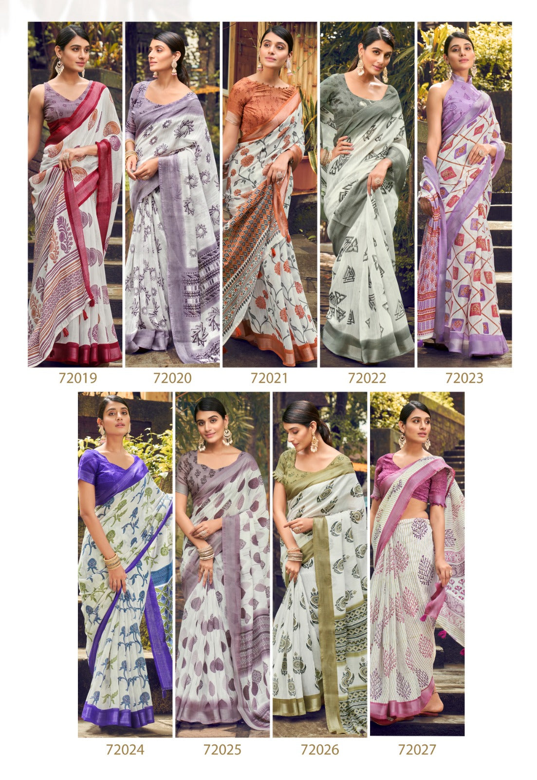 Summer Cool Part 3 Siddhanth Lilen Sarees Manufacturer Ahmedabad