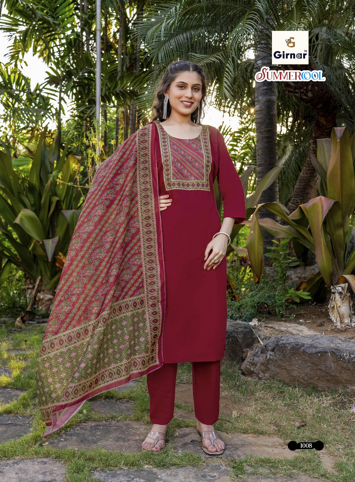 Summer Cool Vol 1 Girnar Dhabu Cotton Readymade Pant Style Suits Exporter Gujarat