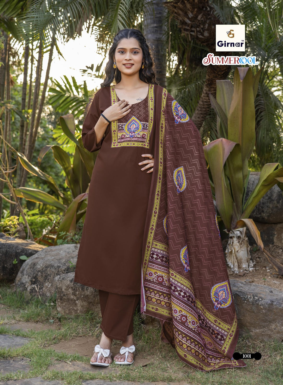 Summer Cool Vol 1 Girnar Dhabu Cotton Readymade Pant Style Suits Exporter Gujarat
