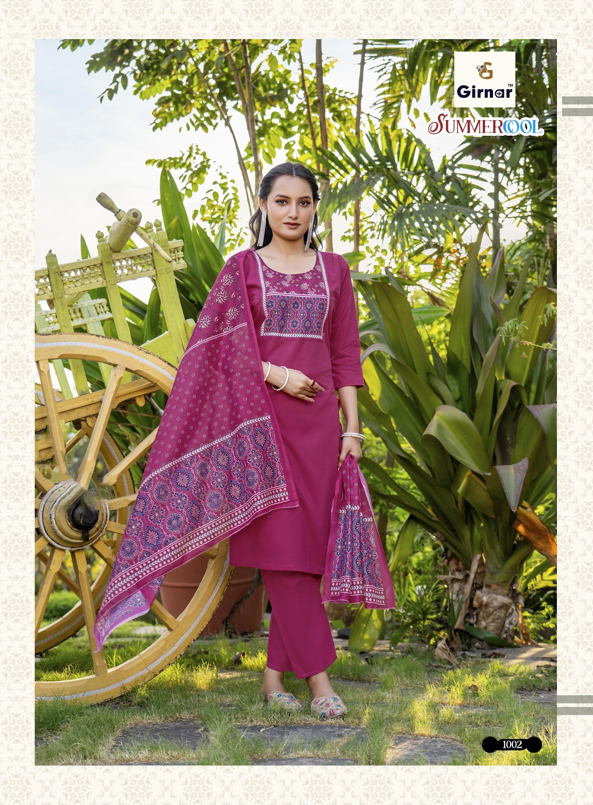 Summer Cool Vol 1 Girnar Dhabu Cotton Readymade Pant Style Suits Exporter Gujarat