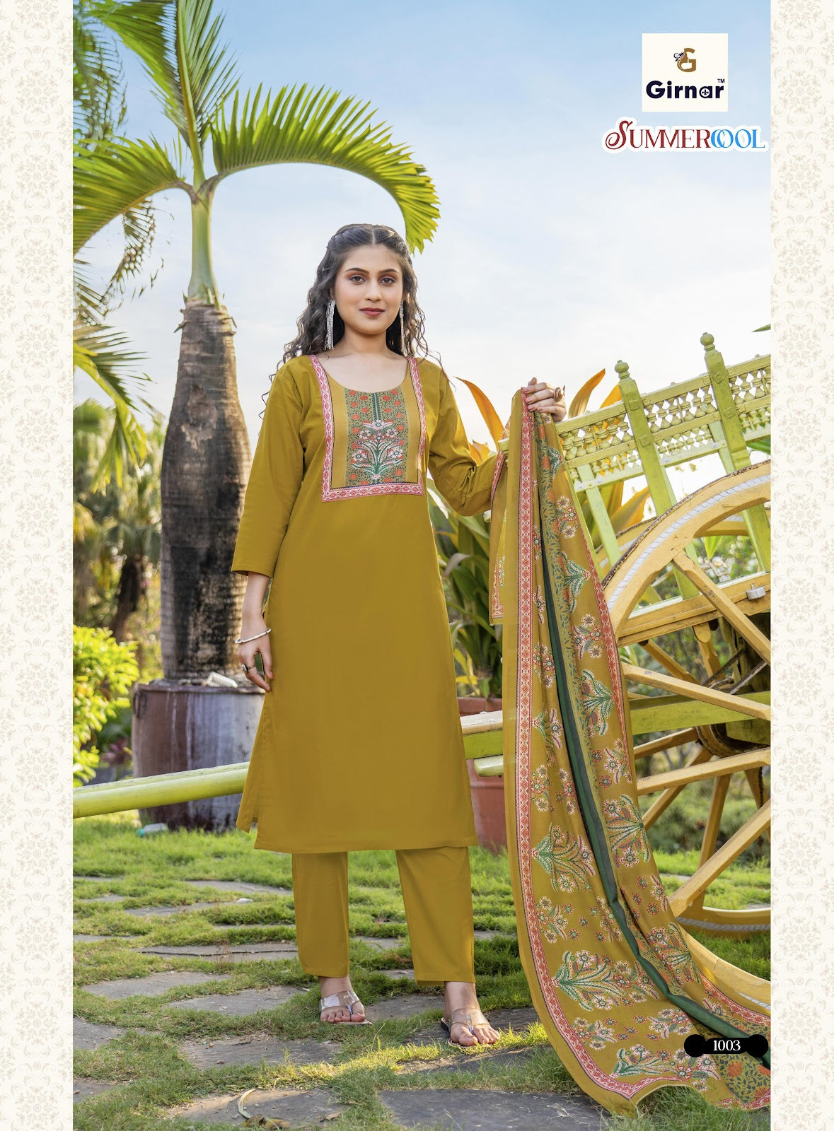 Summer Cool Vol 1 Girnar Dhabu Cotton Readymade Pant Style Suits Exporter Gujarat