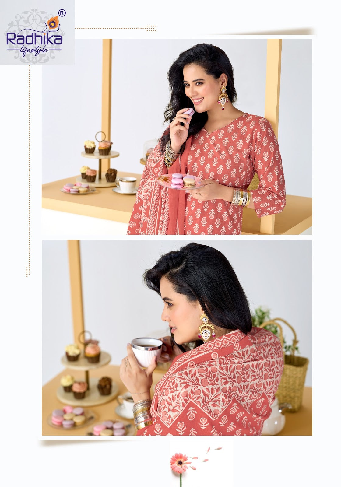 Summer Cool Vol 1 Radhika Lifestyle Readymade Cotton Pant Suits Supplier