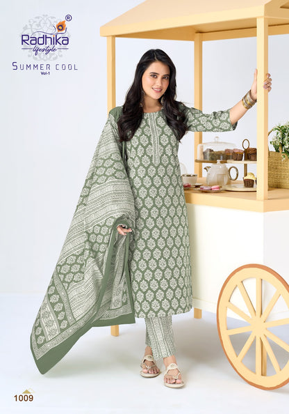 Summer Cool Vol 1 Radhika Lifestyle Readymade Cotton Pant Suits Supplier