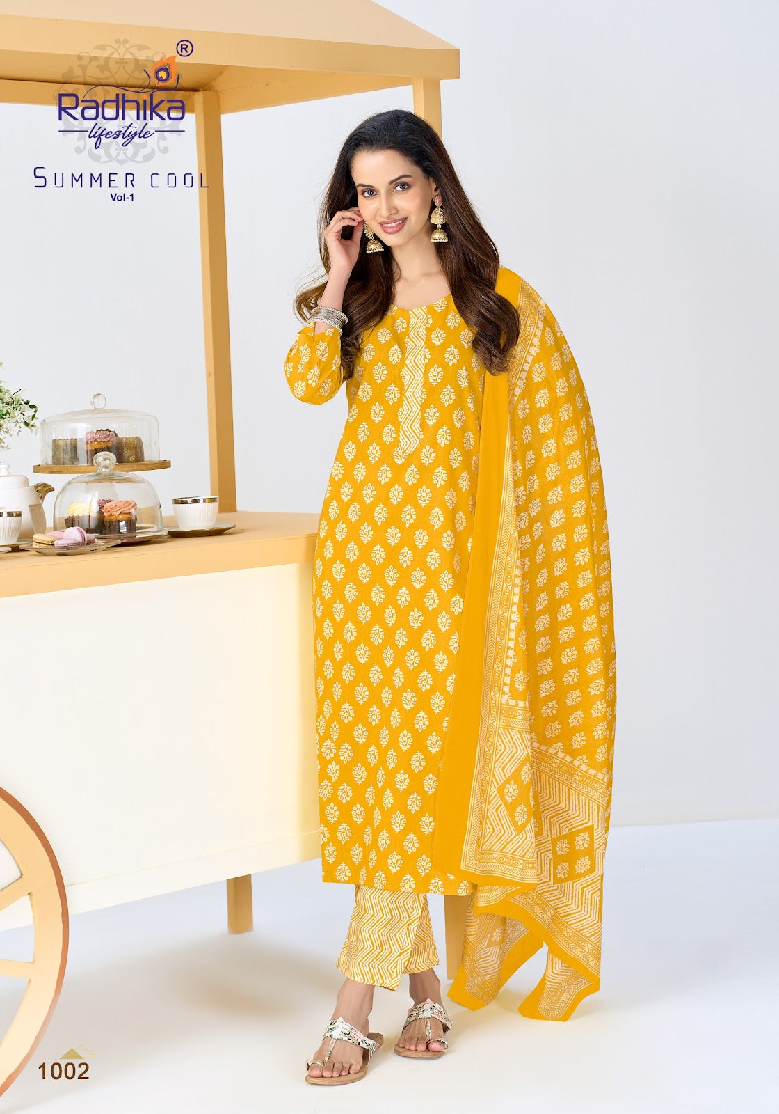 Summer Cool Vol 1 Radhika Lifestyle Readymade Cotton Pant Suits Supplier