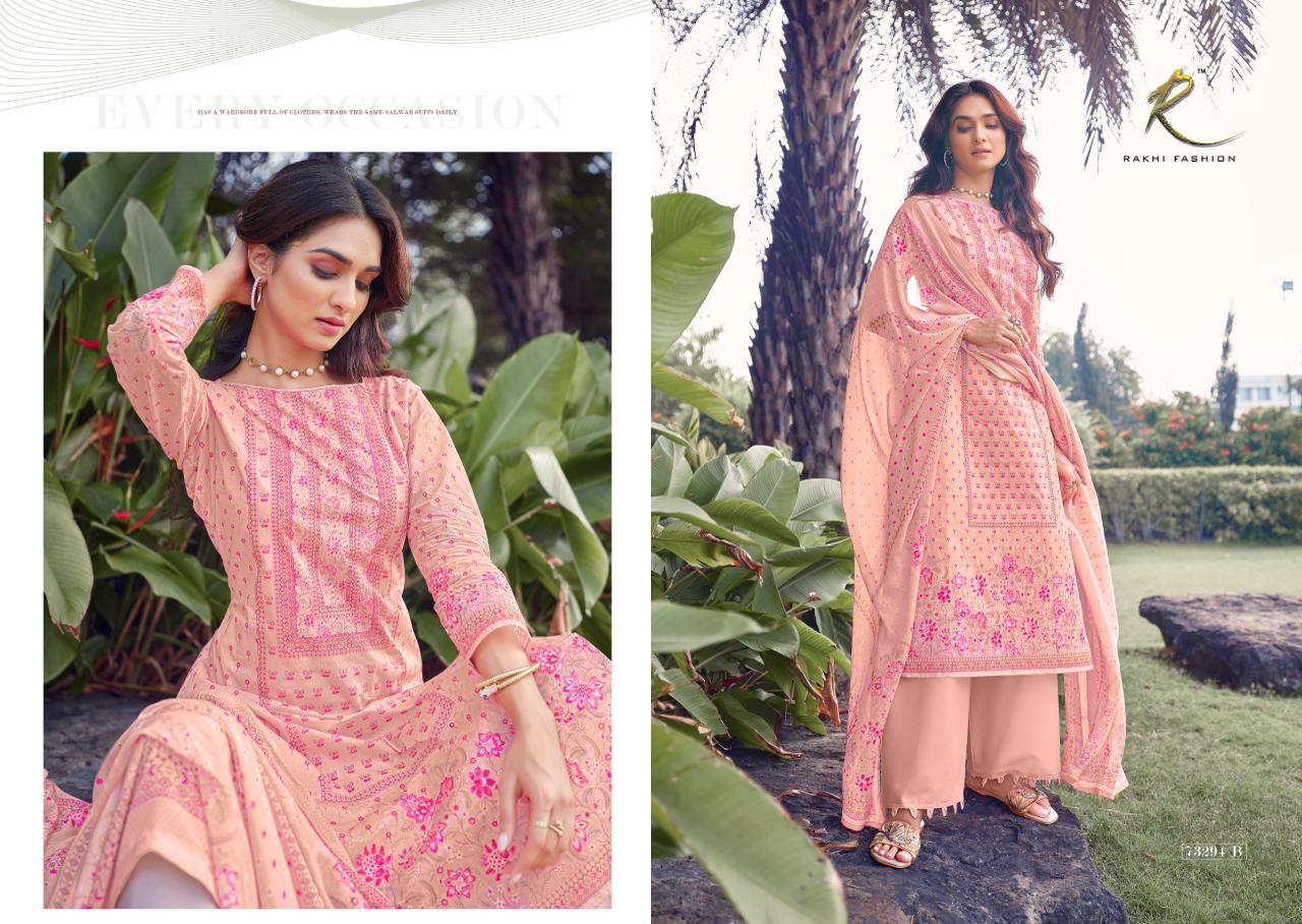 Summer Cool Vol 1 Rakhi Fashion Pant Style Suits Wholesale Price