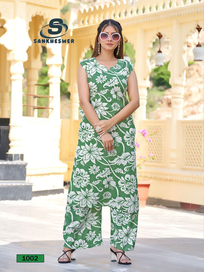 Summer Cool Vol 1 Sankheswer Reyon Co Ord Set Exporter India