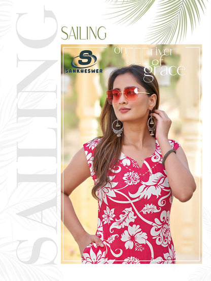 Summer Cool Vol 1 Sankheswer Reyon Co Ord Set Exporter India