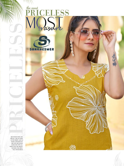 Summer Cool Vol 1 Sankheswer Reyon Co Ord Set Exporter India