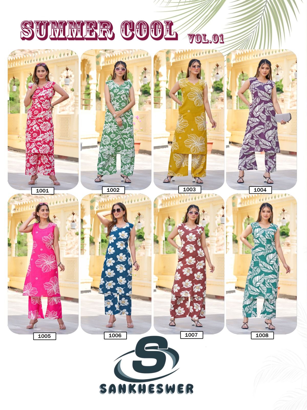 Summer Cool Vol 1 Sankheswer Reyon Co Ord Set Exporter India