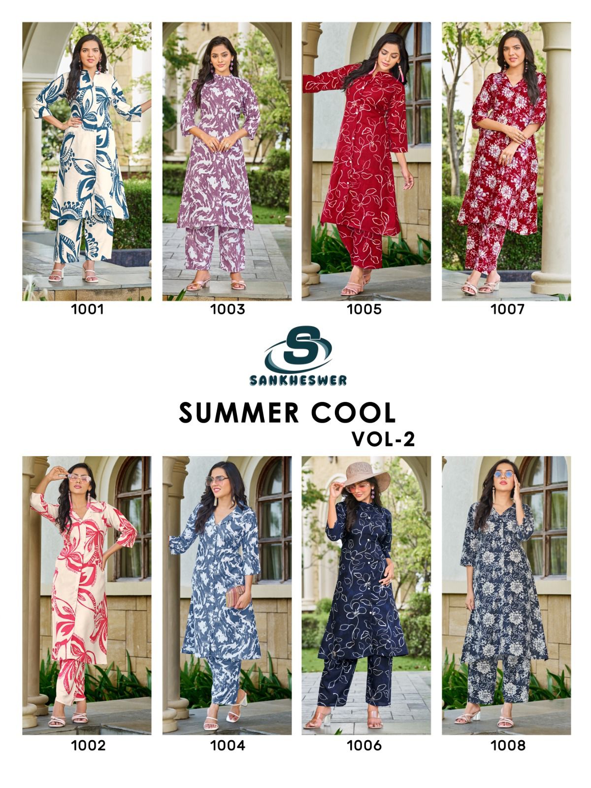 Summer Cool Vol 2 Sankheswer Reyon Co Ord Set Manufacturer