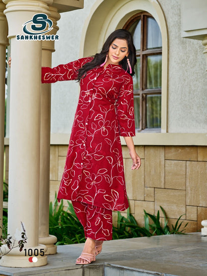 Summer Cool Vol 2 Sankheswer Reyon Co Ord Set Manufacturer