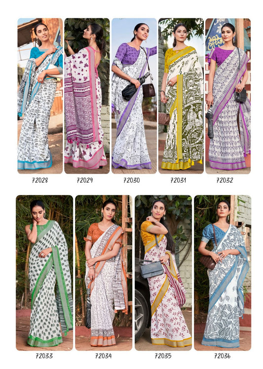 Summer Cool Part 4 Siddhanth Lilen Sarees Wholesaler